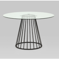 Stool Group Ливерпуль 120x120 (стекло/ножки черные)