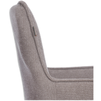 TetChair Мурано (хром, велюр/букле (HYP), бежевый) Image #11