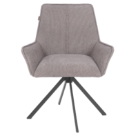 TetChair Мурано (хром, велюр/букле (HYP), бежевый) Image #2