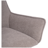 TetChair Мурано (хром, велюр/букле (HYP), бежевый) Image #13