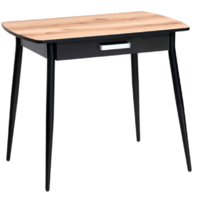 Woodville Вики 90х60х77 (делано/черный)