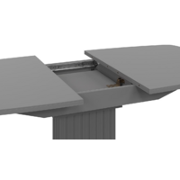 Трия Хилтон раздвижной Тип 2 (графит матовый/стекло матовое серое) Image #4