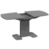 Трия Хилтон раздвижной Тип 2 (графит матовый/стекло матовое серое) Image #3