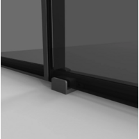 Niagara 100x100x195 NG-85-10TB-TB100-34 (черный матовый/тонированное стекло) Image #4