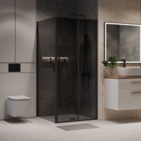 Niagara 100x100x195 NG-85-10TB-TB100-34 (черный матовый/тонированное стекло) Image #8