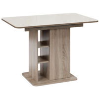 Трия Мюнхен Тип 1 (дуб сонома трюфель/стекло глянцевое бежевое)