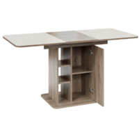 Трия Мюнхен Тип 1 (дуб сонома трюфель/стекло глянцевое бежевое) Image #5