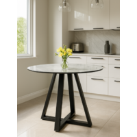 Woodville Норфолк 100 / 588040 (белый мрамор/черный) Image #2