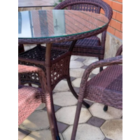 AIKO DECO 4 с круглым столом D90 7034П Шоколад Image #4