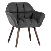 Stool Group Брайан / HY-54 (замша темно-серый)