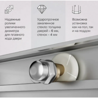 AM.PM X-joy 120x80 / W94G-403-120280-MT1K (серебристый/прозрачное стекло) Image #6