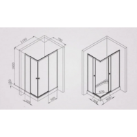 AM.PM X-joy 120x80 / W94G-403-120280-MT1K (серебристый/прозрачное стекло) Image #8