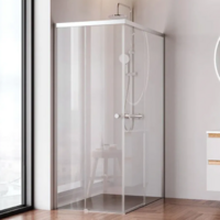 AM.PM X-joy 120x80 / W94G-403-120280-MT1K (серебристый/прозрачное стекло) Image #2