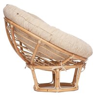 TetChair Papasan Eco P115-1/SP STD c подушкой, ремешками (натуральный/ткань старт) Image #4