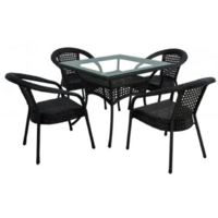 AIKO DECO 4 с квадратным столом 7019П Серо-коричневый Image #1