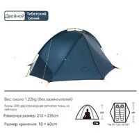 Naturehike Tagar Si / NH17T180-J-2NBL (синий) Image #3