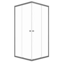 Triton Вента 90x90 (графит, без поддона)