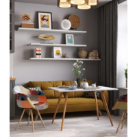 Stool Group Frank 120x80 / Z-239 (белый/дерево) Image #8