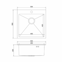 Mixline Pro 556578 (черный графит, с сифоном) Image #8