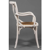 TetChair Cross 91x55x52 (дерево береза/Butter White) Image #4
