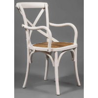 TetChair Cross 91x55x52 (дерево береза/Butter White) Image #3