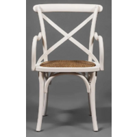 TetChair Cross 91x55x52 (дерево береза/Butter White) Image #2