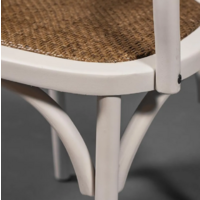 TetChair Cross 91x55x52 (дерево береза/Butter White) Image #6