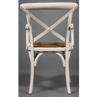 TetChair Cross 91x55x52 (дерево береза/Butter White) Image #5
