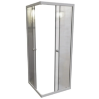 Radomir Берген SQ 80x80 / 1-09-1-0-0-3460 (прозрачное стекло)