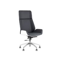 TopChairs Crown SN A312 8386-16 White Back (серый/голубой)