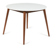 TetChair Боско круглый раскладной (белый/коричневый) Image #2