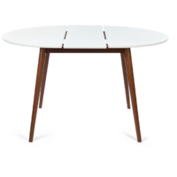 TetChair Боско круглый раскладной (белый/коричневый) Image #3