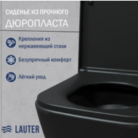 Lauter Nuremberg 21811B + 21901002 (черный, с кнопкой 219701J хром) Image #7