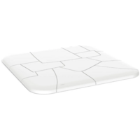 Sheffilton SHT-TU104/TT30 83/83 (белый муар/белый) Image #2