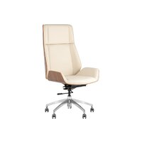 TopChairs Crown SN A312 8383-1 Walnut Back (бежевый)
