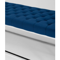 Stool Group Инсигния / BENCH-011 (вельвет синий/сталь серебристый) Image #3