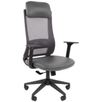 CHAIRMAN 500LT (экокожа серый/TW-04 серый) Image #1