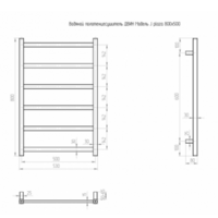Двин J plaza 80/50 (состаренная бронза матовая) Image #4
