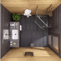 Triton Дека 90x90 (хром, без поддона) Image #5