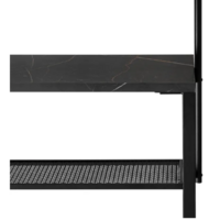 Woodville Нари 120х50х171 (файерстоун/черный матовый) Image #12