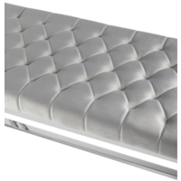 Stool Group Бруклин / BENCH-012-GR (вельвет серый/сталь серебристый) Image #5