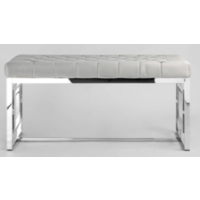 Stool Group Бруклин / BENCH-012-GR (вельвет серый/сталь серебристый) Image #3