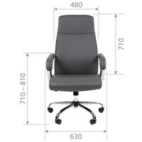 CHAIRMAN CH425 (экокожа черный) Image #4