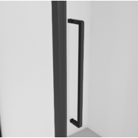 Niagara 80x100x195 NG-85-8AB-A100B-34 (черный матовый/прозрачное стекло) Image #2