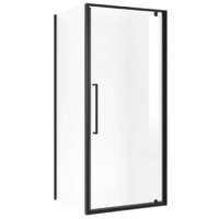 Niagara 80x100x195 NG-85-8AB-A100B-34 (черный матовый/прозрачное стекло)