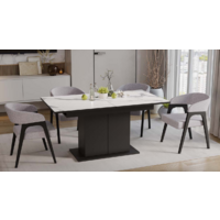 Трия Детройт Тип 3 раздвижной / 272471 (черный/белый мрамор) Image #9