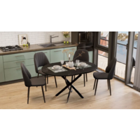 Трия Дуглас тип 1 (черный муар/стекло матовое черный мрамор) Image #3