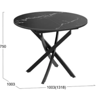 Трия Дуглас тип 1 (черный муар/стекло матовое черный мрамор) Image #9