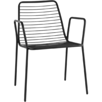 Stool Group Дели с подлокотниками / LV-107-5015 (металл черный)