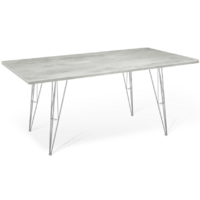 Sheffilton SHT-TU10/120/80 МДФ (хром лак/бетон светлый)